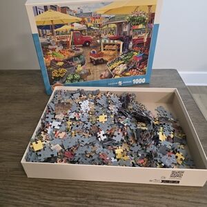 Farmer's Market Day 1000 Jigsaw Puzzle